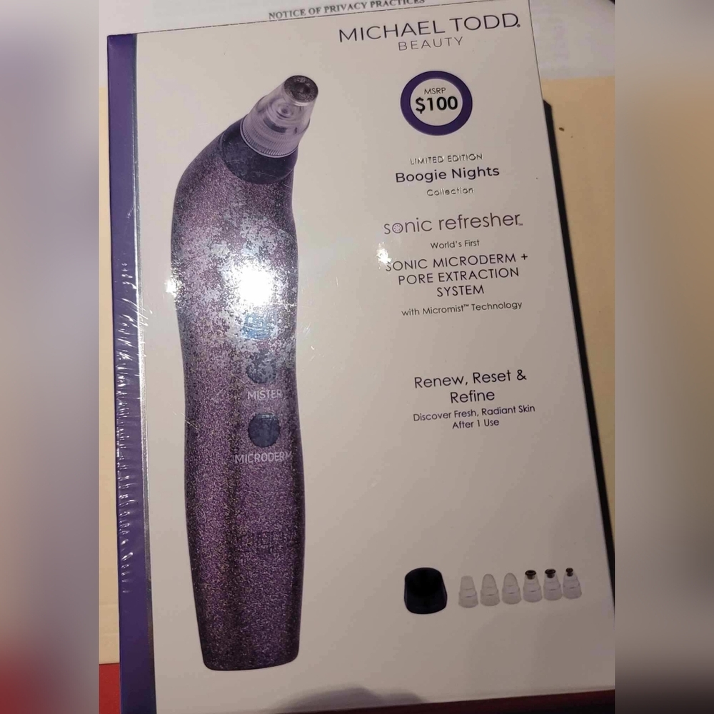 Purple Sonic Refresher Microderm System